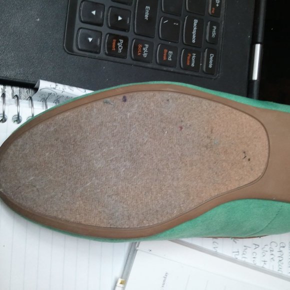 NWOT Merona Sea Green Loafers Vegan Moccasin  6.5 - Picture 6 of 6
